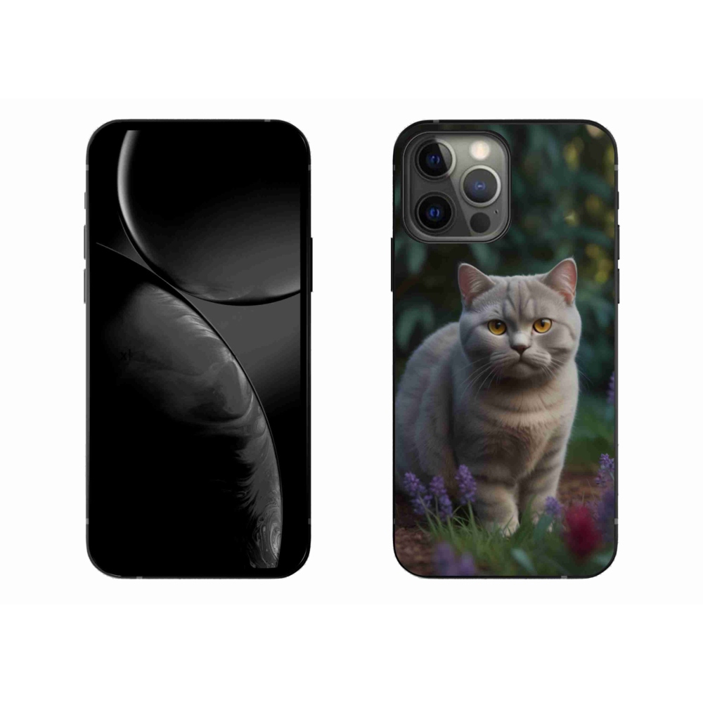 Zselés borítás mmCase iPhone 13 Pro Max készülékhez - brit macska