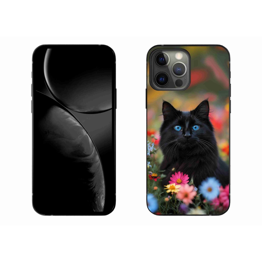 mmCase gél tok az iPhone 13 Pro Max-hoz – fekete cica 4