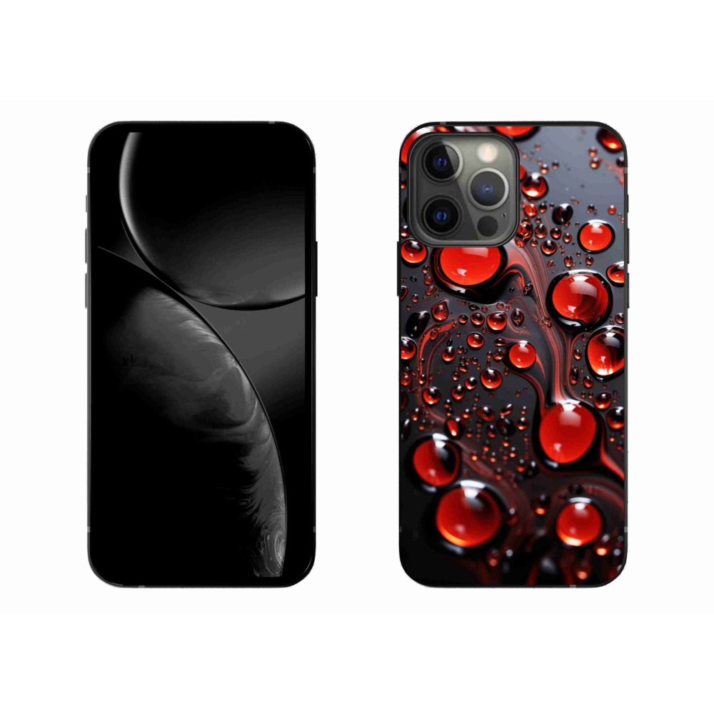 Zselés borítás mmCase iPhone 13 Pro Max készülékhez - piros csepp 2