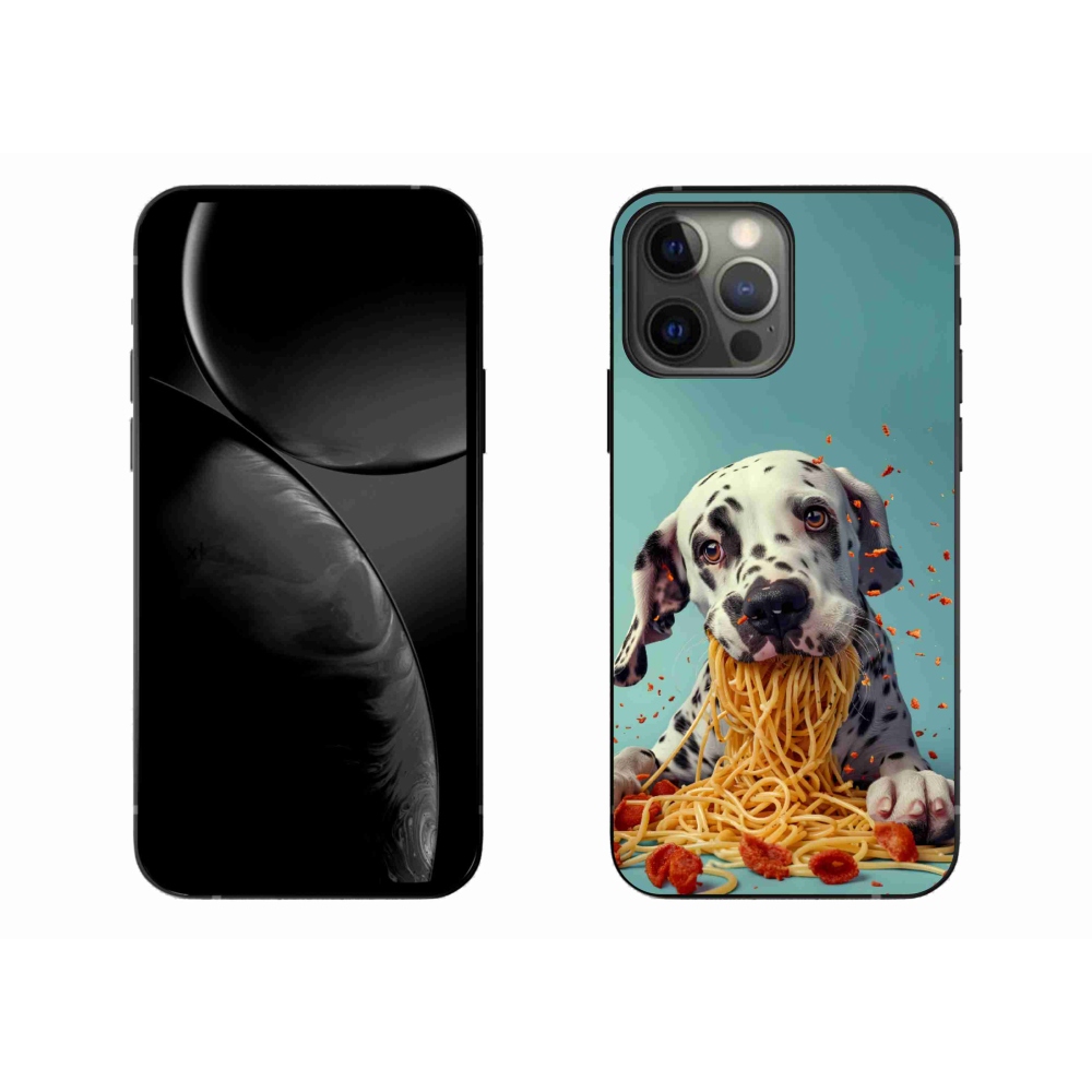 mmCase gél tok az iPhone 13 Pro Max-hoz – dalmát és spagetti