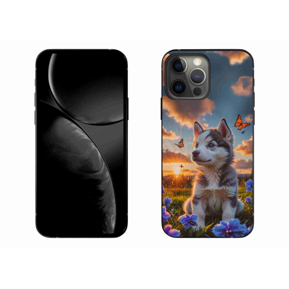 mmCase gél tok az iPhone 13 Pro Max-hoz – husky naplementekor