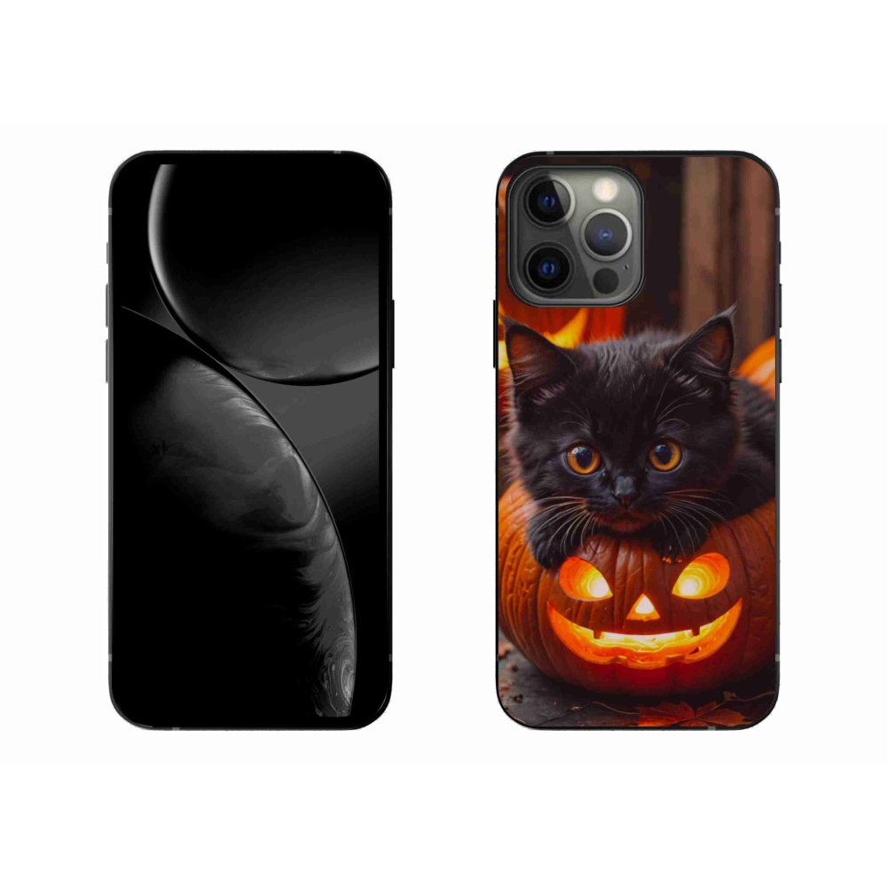 Zselés borítás mmCase iPhone 13 Pro Max készülékhez - cica és tök