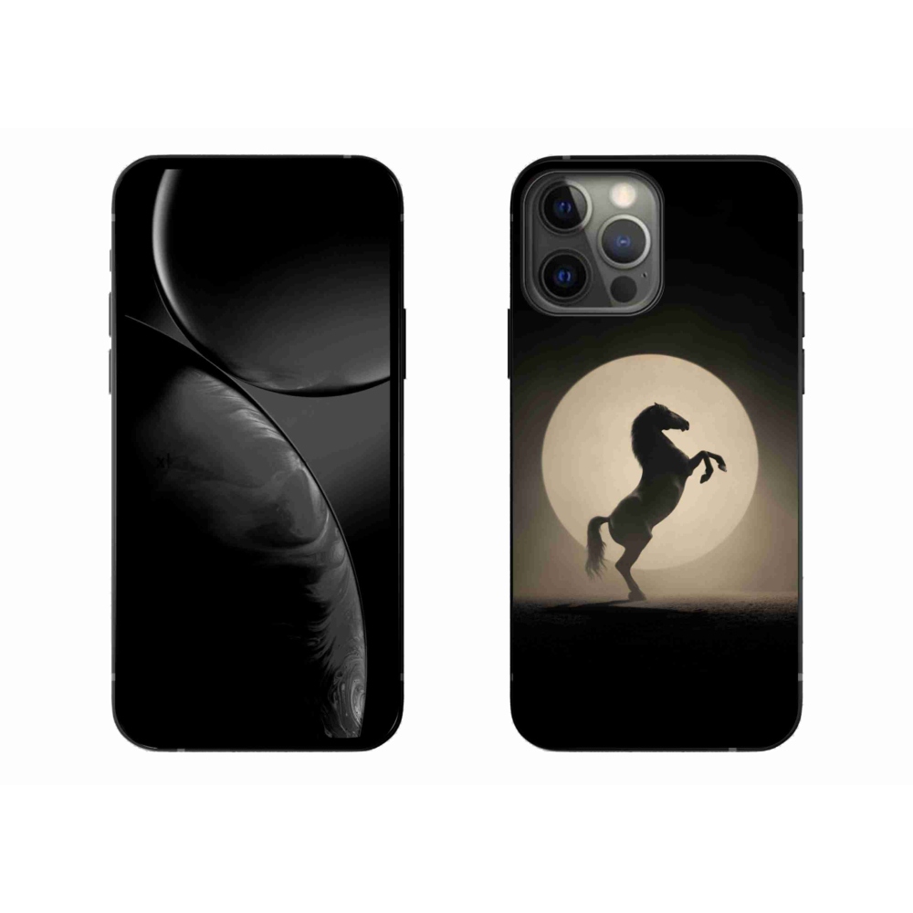 Zselés borítás mmCase iPhone 13 Pro Max készülékhez - ló sziluettben