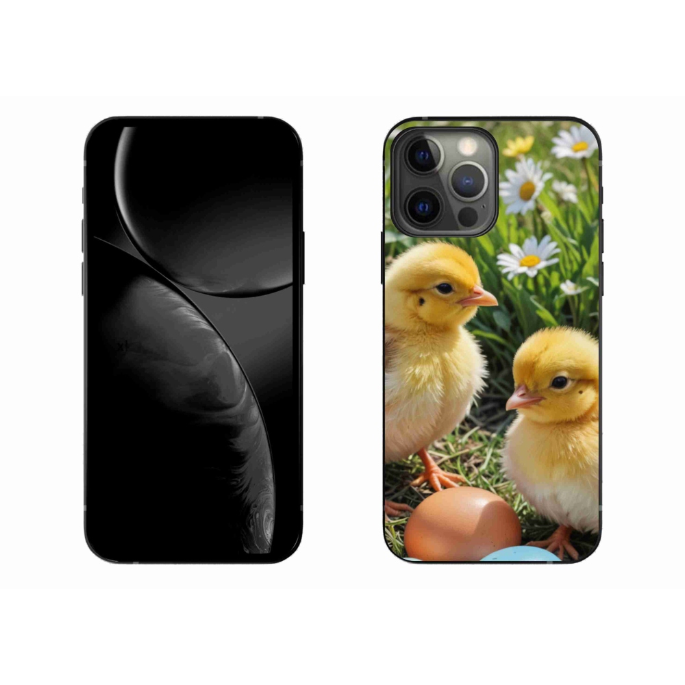 Zselés borítás mmCase iPhone 13 Pro Max készülékhez - csibék