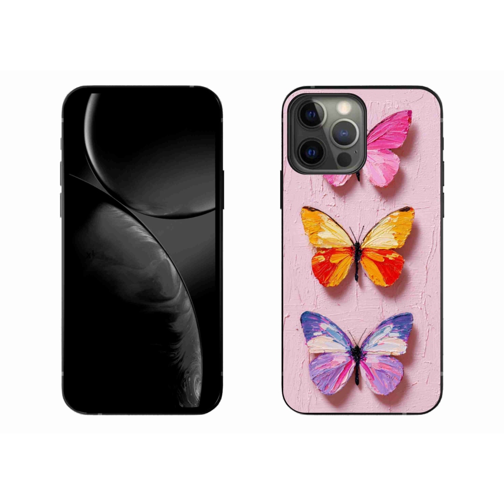 Gél borítás mmCase iPhone 13 Pro Max készülékhez - pillangó szentháromság