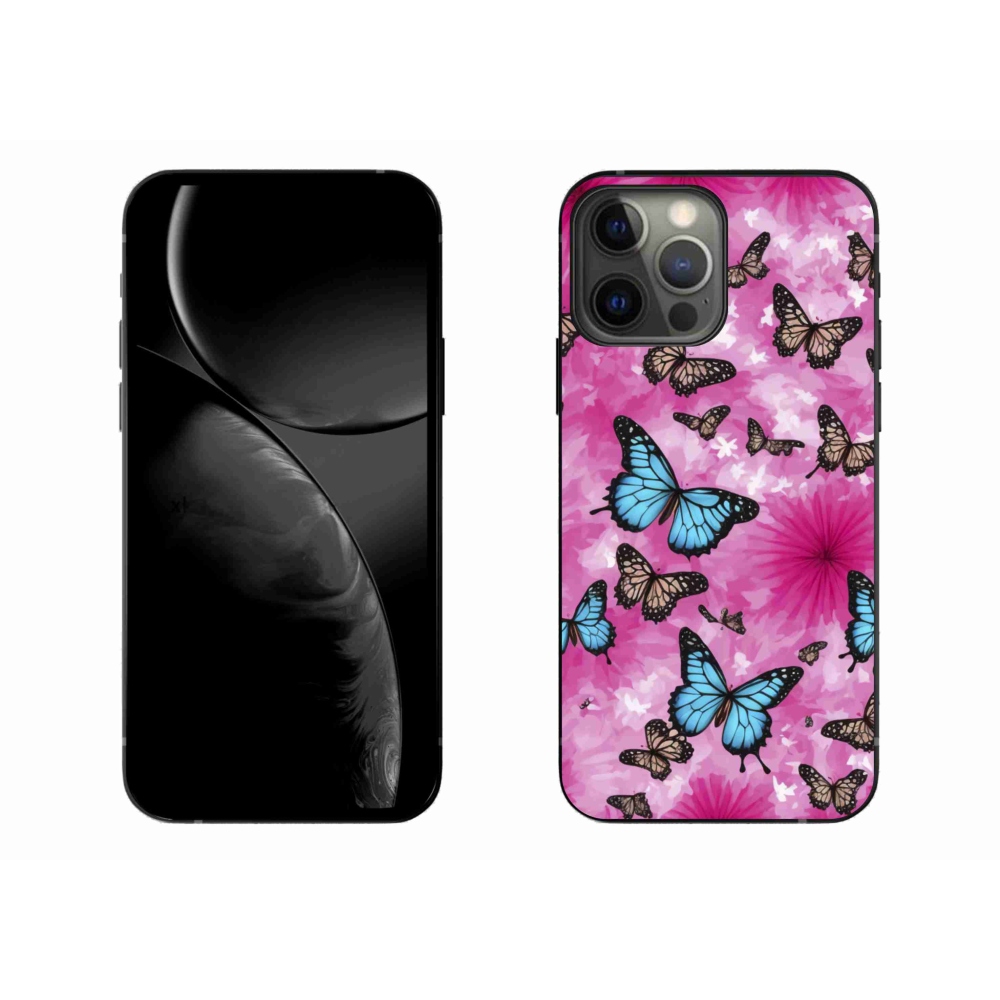 Zselés borítás mmCase iPhone 13 Pro Max készülékhez - pillangókert