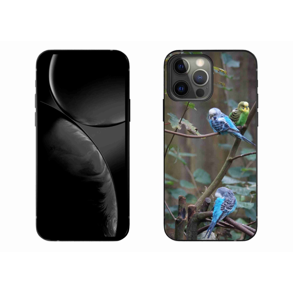 mmCase gél tok az iPhone 13 Pro Max-hoz – papagájok egy ágon