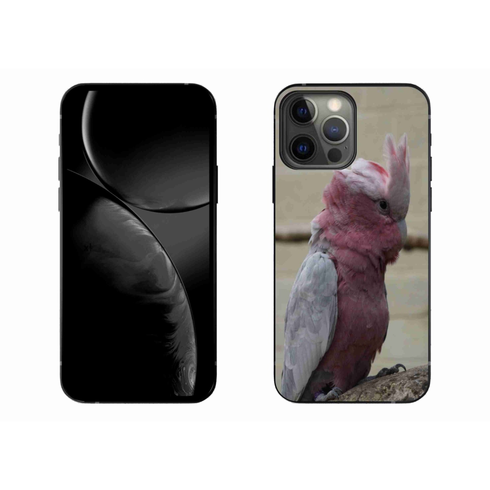 Zselés borítás mmCase iPhone 13 Pro Max készülékhez - papagáj kakadu rózsaszínű