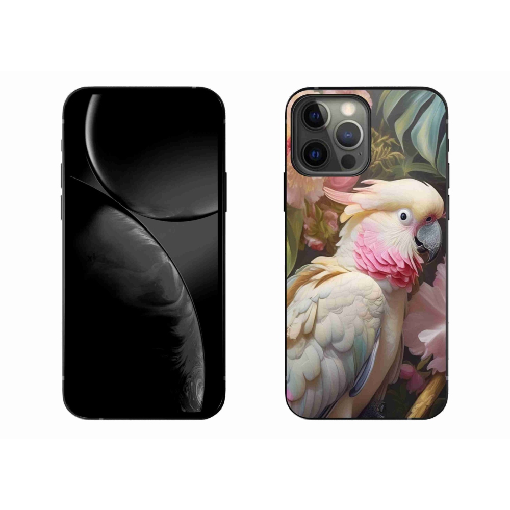 Zselés borítás mmCase iPhone 13 Pro Max készülékhez - papagáj kakadu rózsaszín 2
