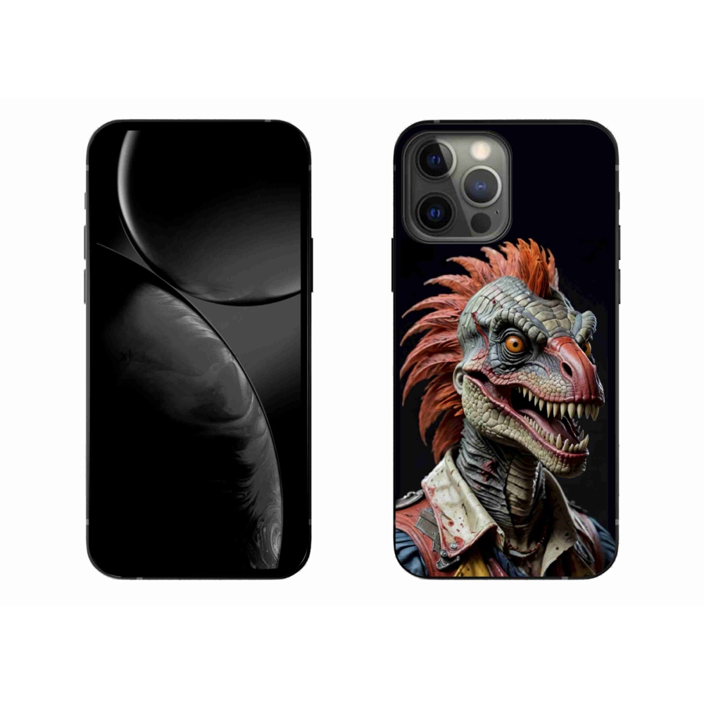 mmCase gél tok az iPhone 13 Pro Max-hoz – punk dinoszaurusz