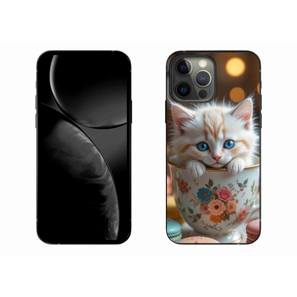 Gél borítás mmCase iPhone 13 Pro Max készülékhez - aranyos cica 6