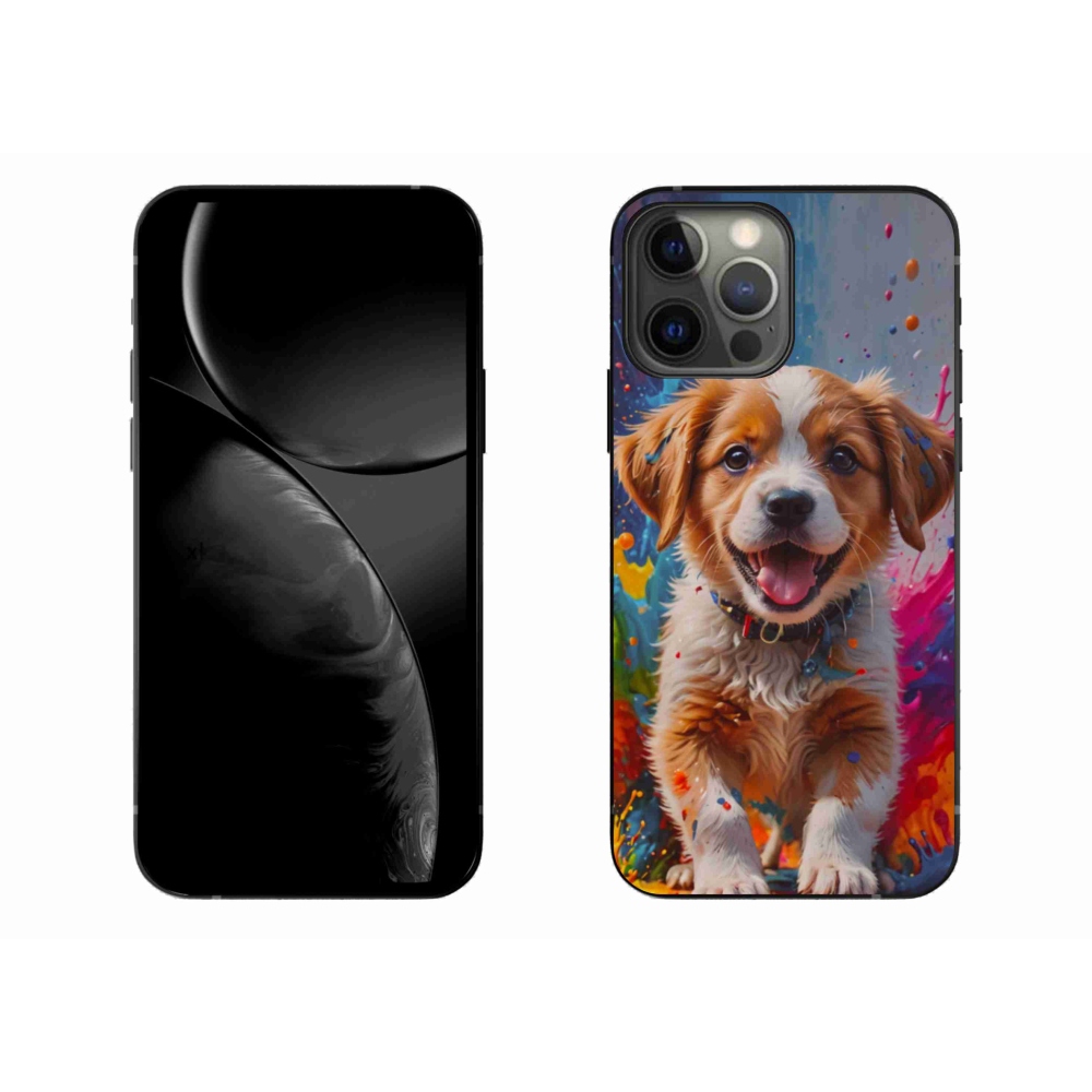 Gél borítás mmCase iPhone 13 Pro Max készülékhez - aranyos kiskutya 3