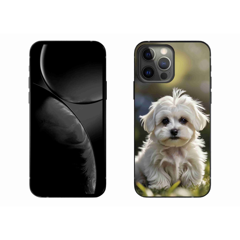 mmCase gél tok az iPhone 13 Pro Max-hoz – aranyos máltai kutyus