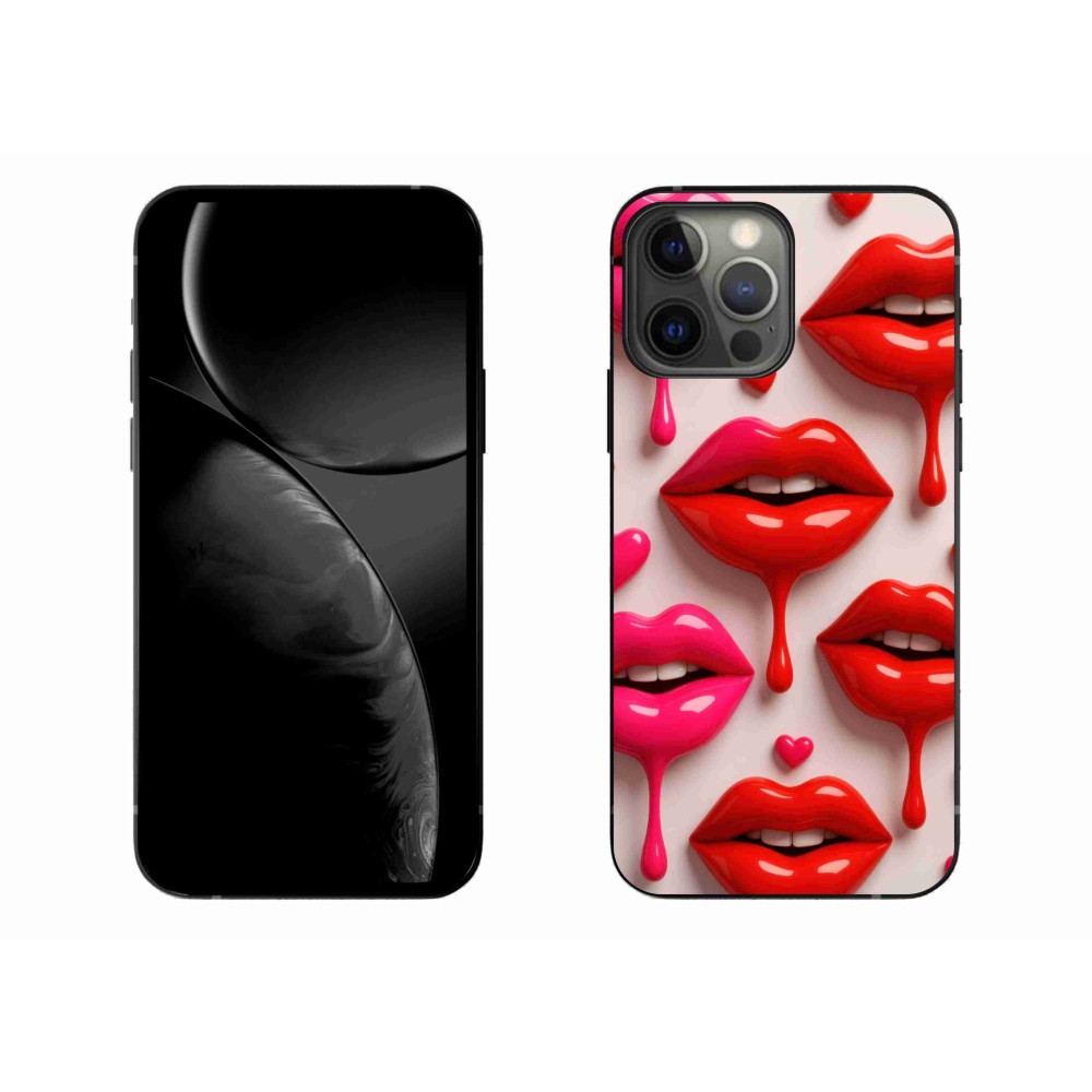 Gél borítás mmCase iPhone 13 Pro Max készülékhez - ajkak 2