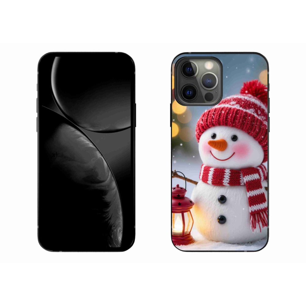 Gél borítás mmCase iPhone 13 Pro Max készülékhez - Hóember 2