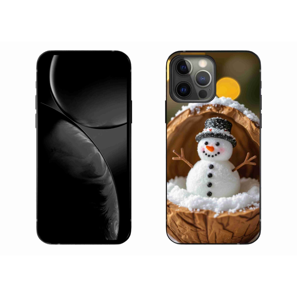 Gél borítás mmCase iPhone 13 Pro Max készülékhez - Hóember 4