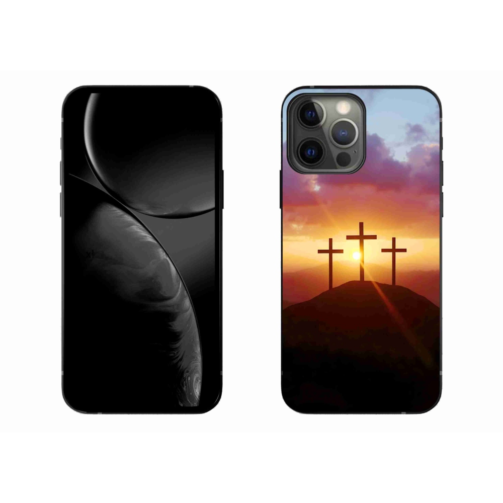 Zselés borítás mmCase iPhone 13 Pro Max készülékhez - három kereszt