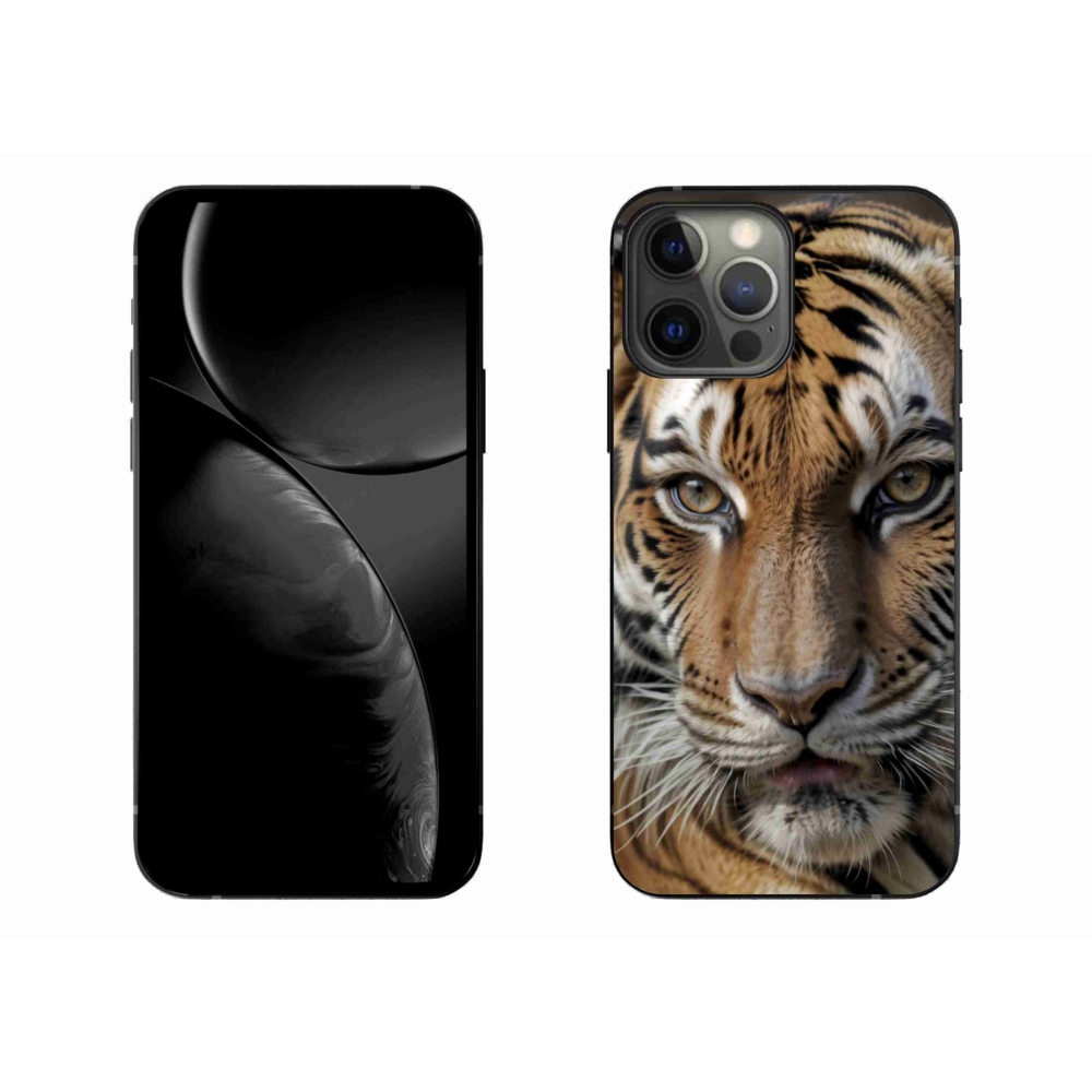Gél borítás mmCase iPhone 13 Pro Max készülékhez - Tigris nézet