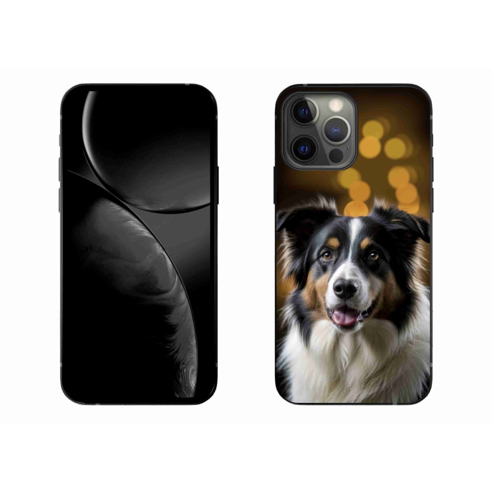 mmCase gél tok az iPhone 13 Pro Max-hoz – mosolygós ausztrál juhászkutya
