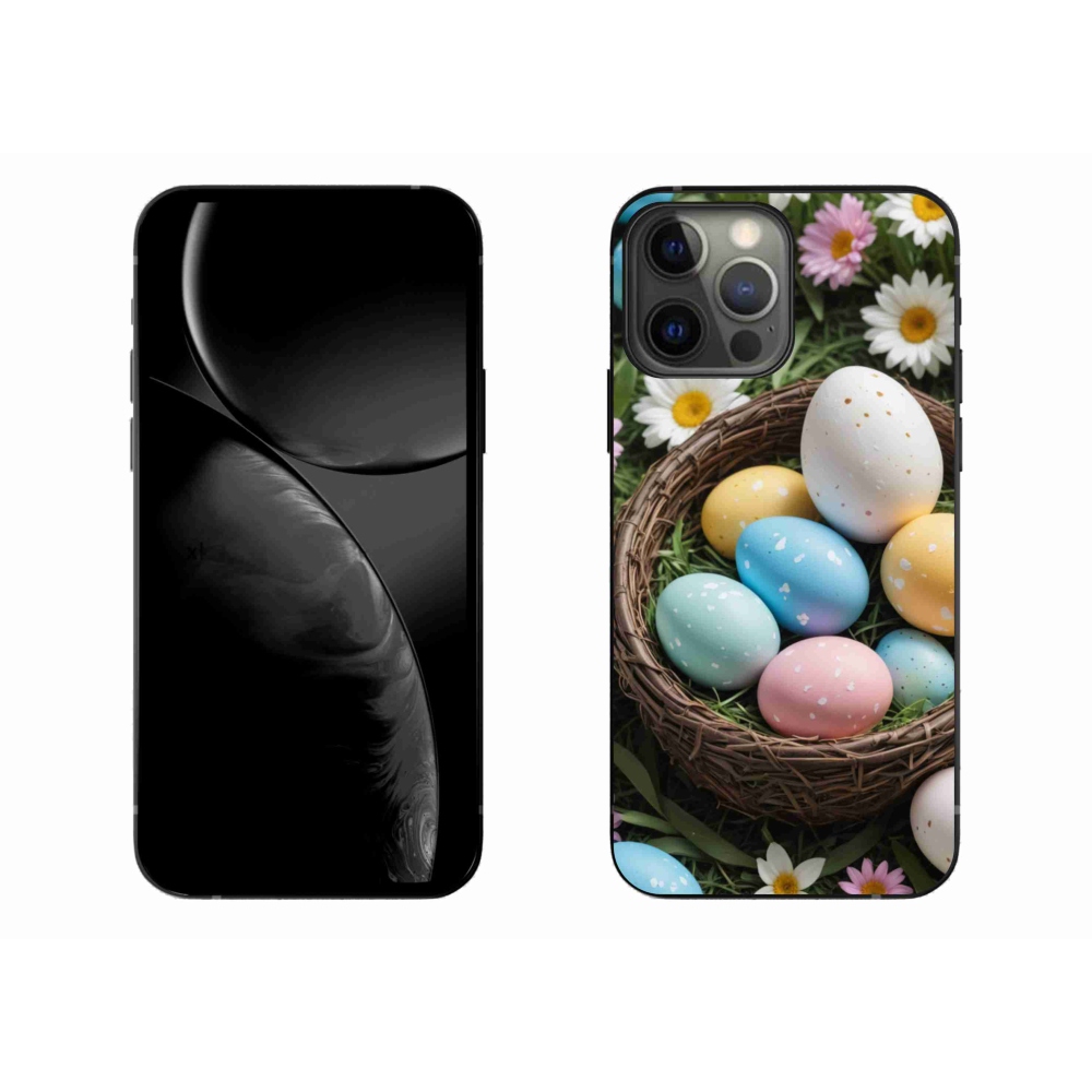 Gél borítás mmCase iPhone 13 Pro Max készülékhez - Húsvéti tojások 2