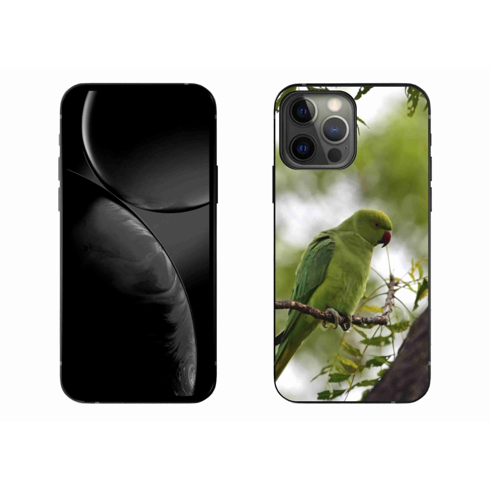 Zselés borítás mmCase iPhone 13 Pro Max készülékhez - zöld papagáj