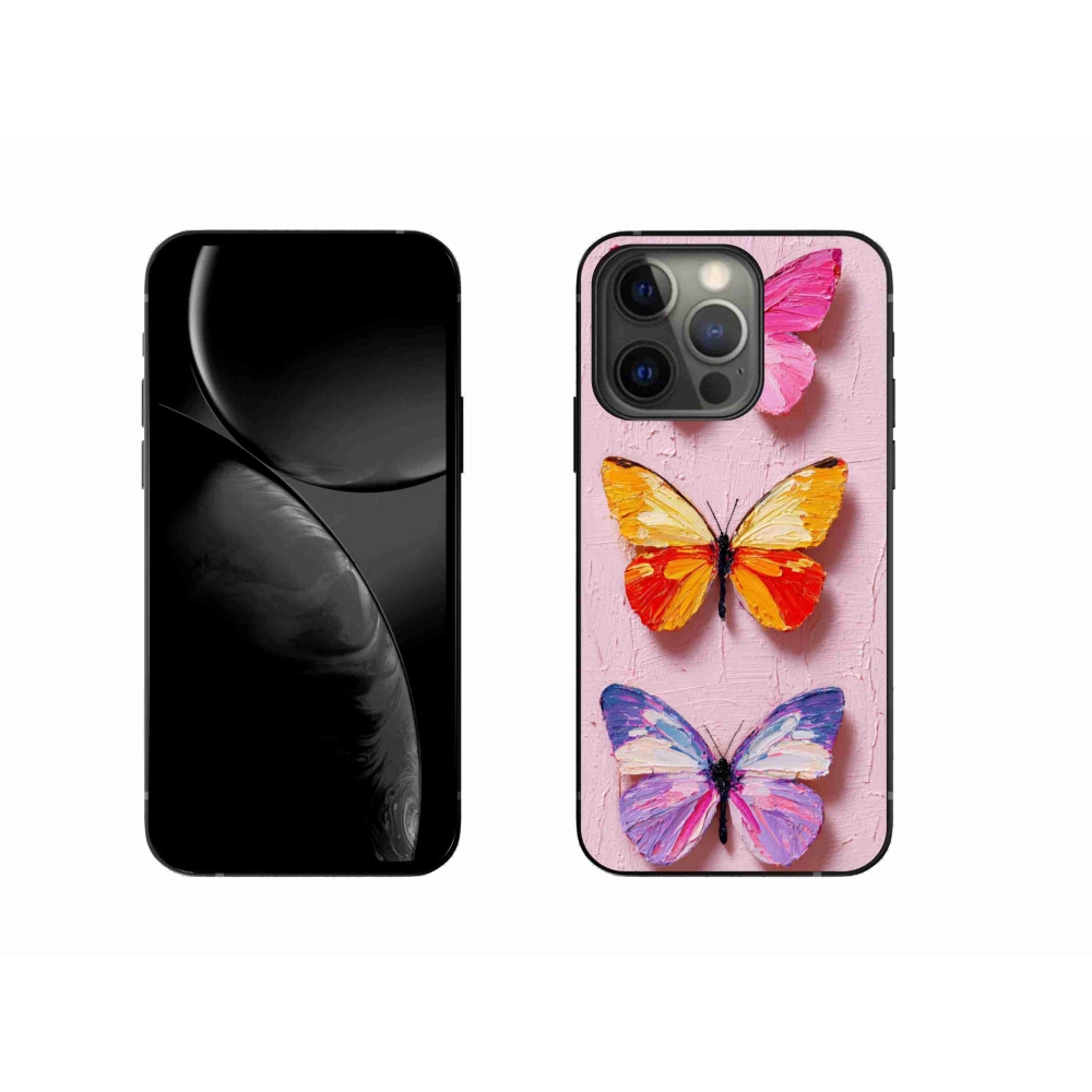 Gél borítás mmCase iPhone 13 Pro készülékhez - pillangó szentháromság