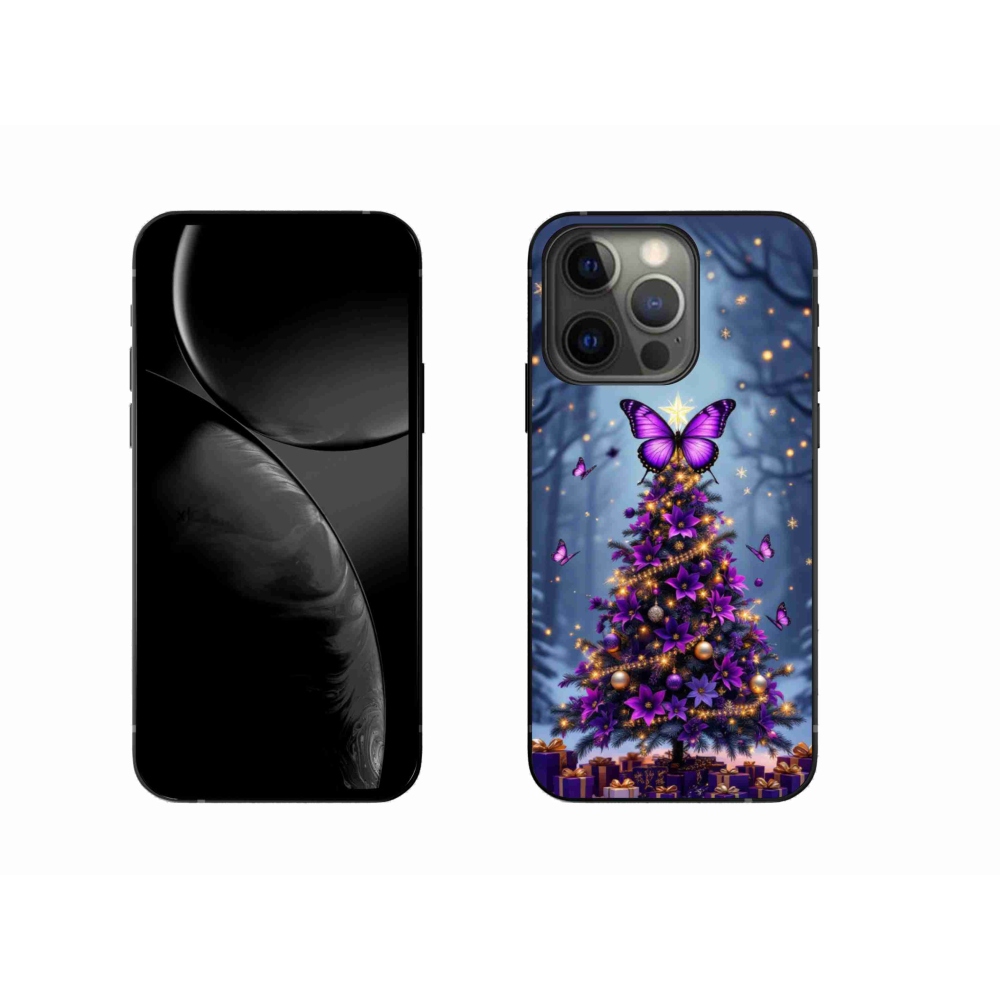 mmCase gél tok az iPhone 13 Pro-hoz – pillangós karácsonyfa