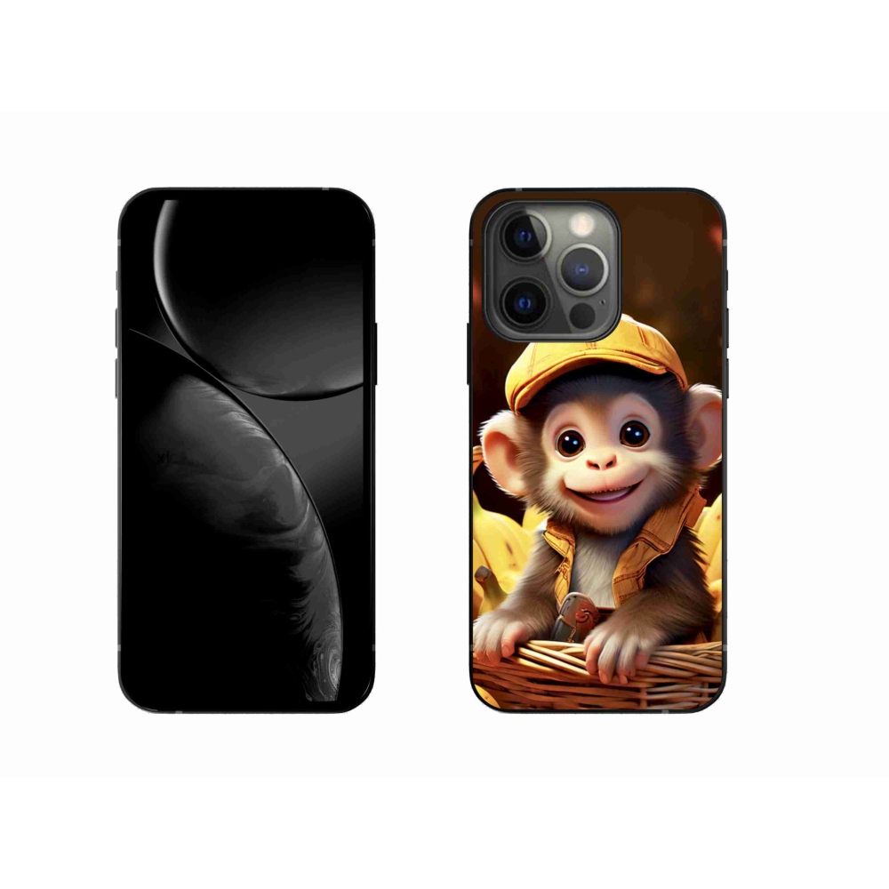 mmCase gél tok az iPhone 13 Pro-hoz – majom a kosárban