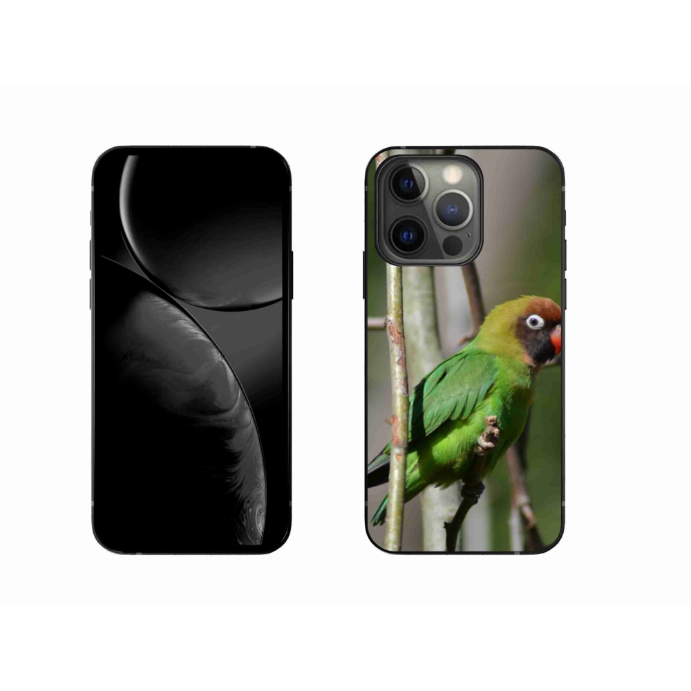 Zselés borítás mmCase iPhone 13 Pro készülékhez - papagáj agapornis