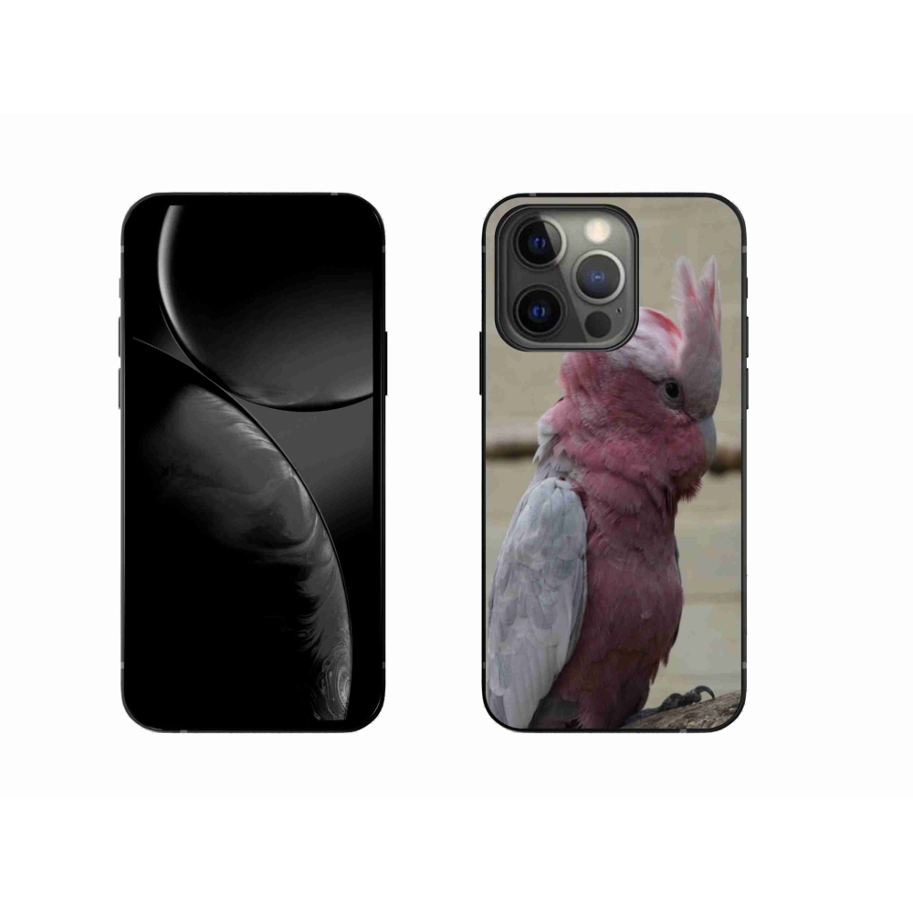 Zselés borítás mmCase iPhone 13 Pro készülékhez - papagáj kakadu rózsaszínű