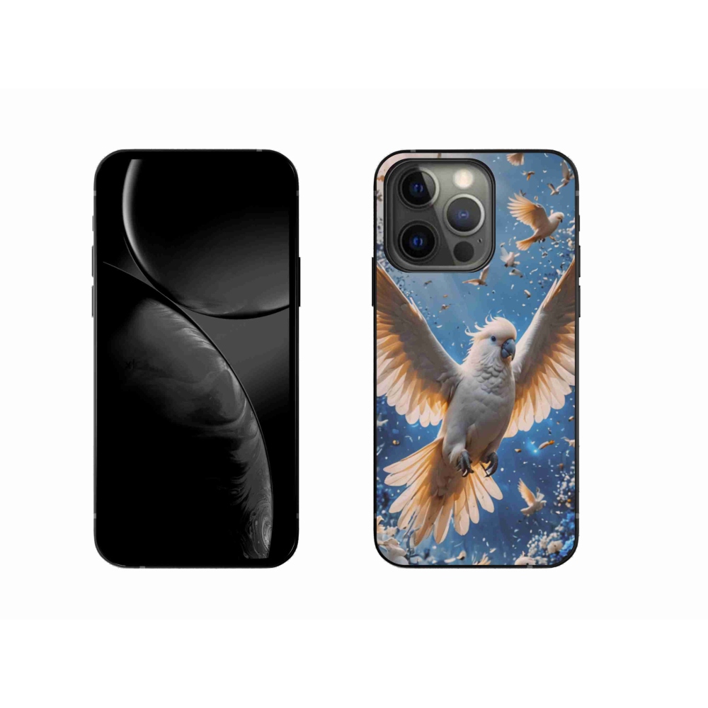 Zselés borítás mmCase iPhone 13 Pro készülékhez - papagáj kakadu
