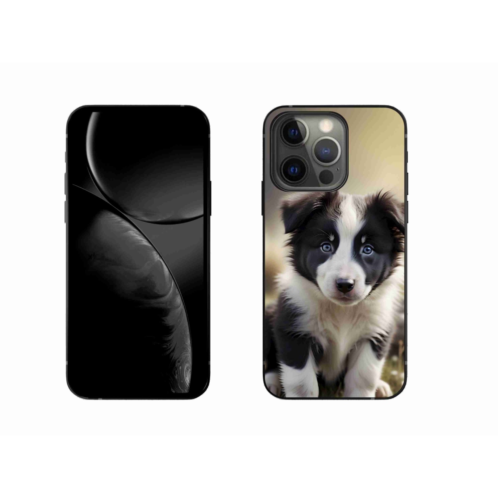 mmCase gél tok az iPhone 13 Pro-hoz – aranyos border collie