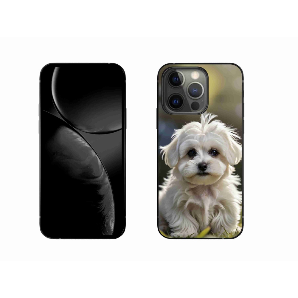 mmCase gél tok az iPhone 13 Pro-hoz – aranyos máltai kutyus