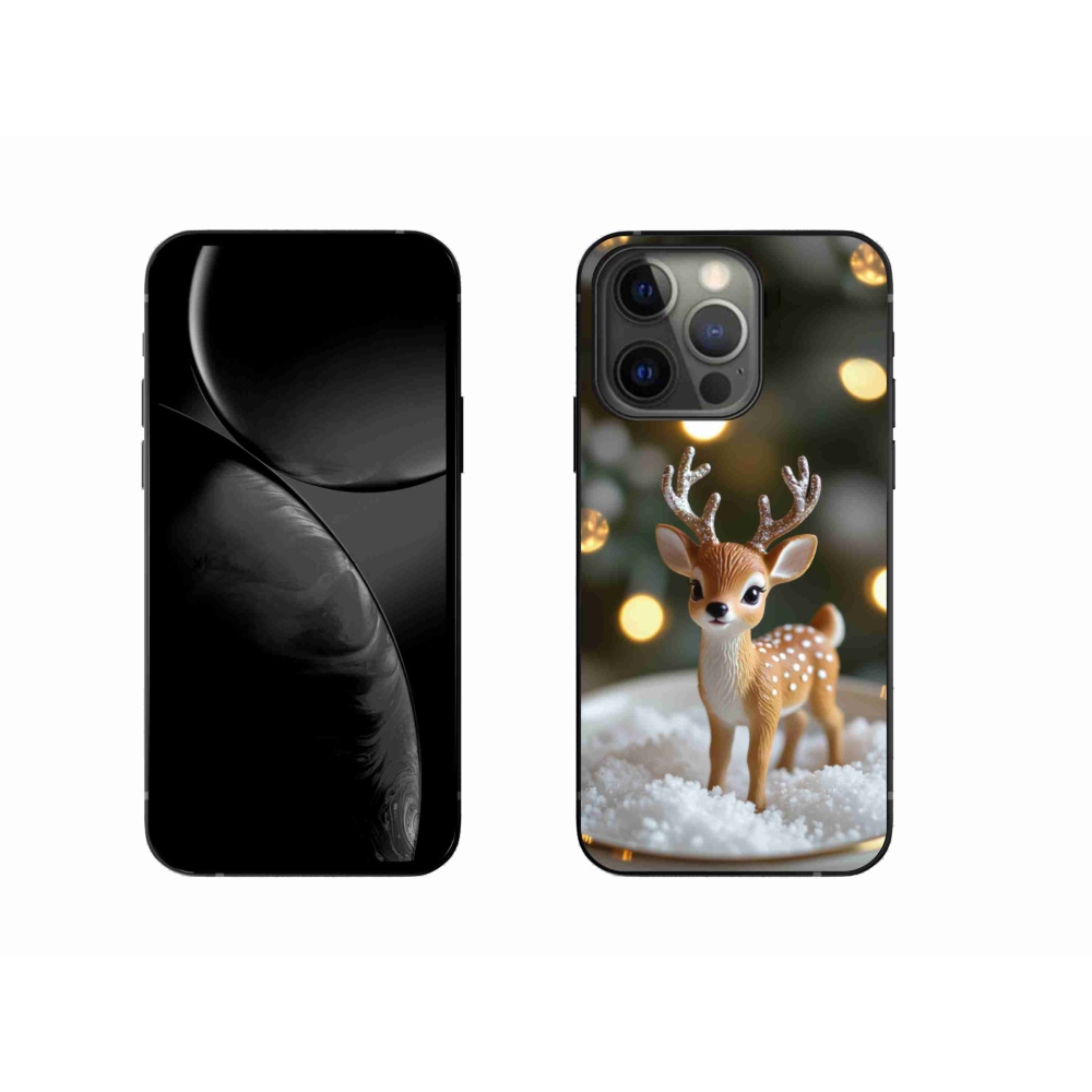 mmCase gél tok az iPhone 13 Pro-hoz – aranyos karácsonyi szarvas