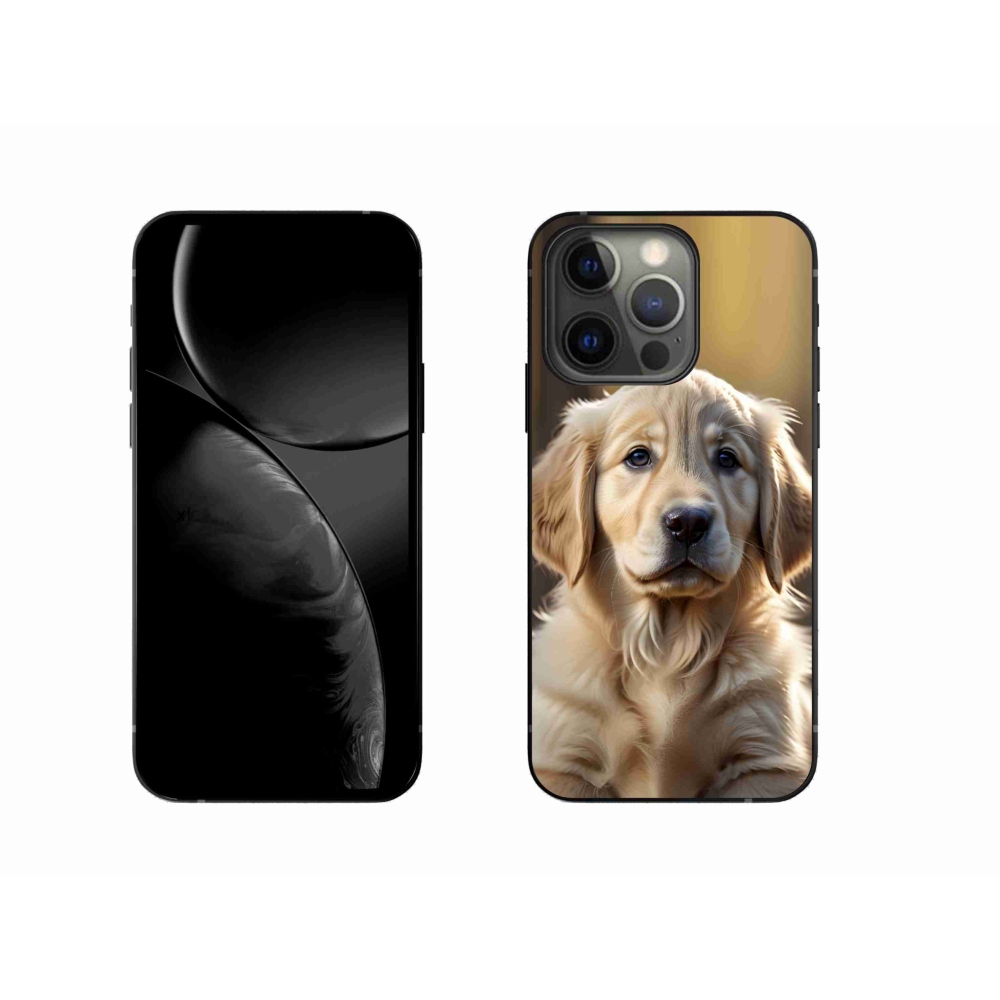 mmCase gél tok az iPhone 13 Pro-hoz – aranyos arany retriever