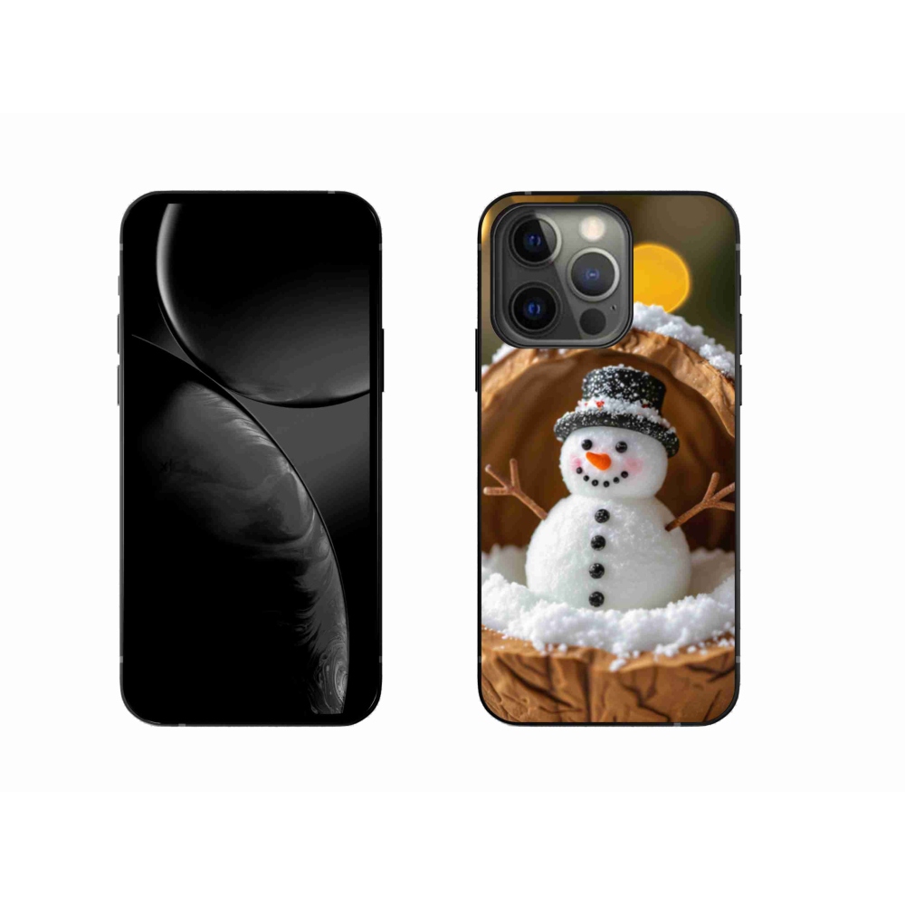 Gél borítás mmCase iPhone 13 Pro készülékhez - Hóember 4