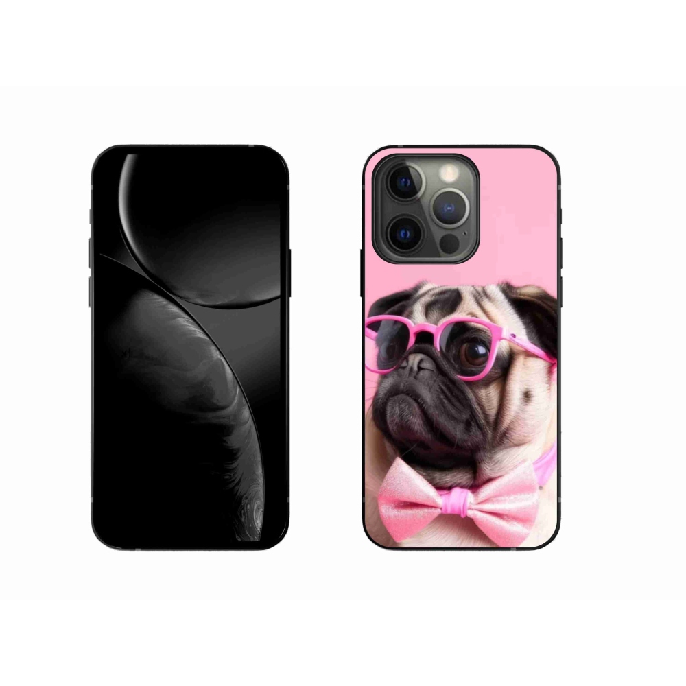 Zselés borítás mmCase iPhone 13 Pro készülékhez - stílusos mopsz