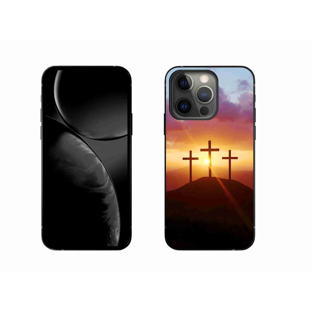 Zselés borítás mmCase iPhone 13 Pro készülékhez - három kereszt