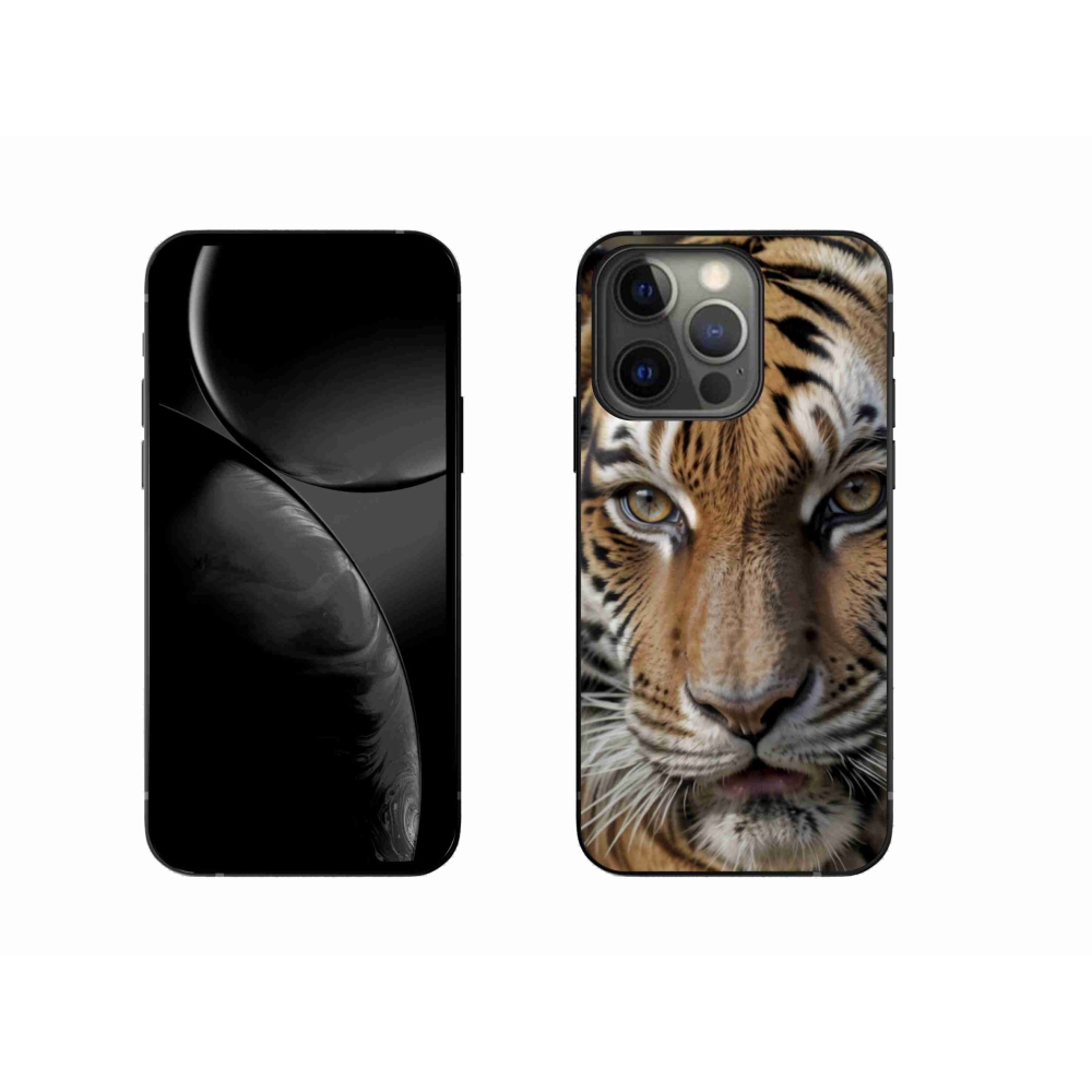 Gél borítás mmCase iPhone 13 Pro készülékhez - Tigris nézet