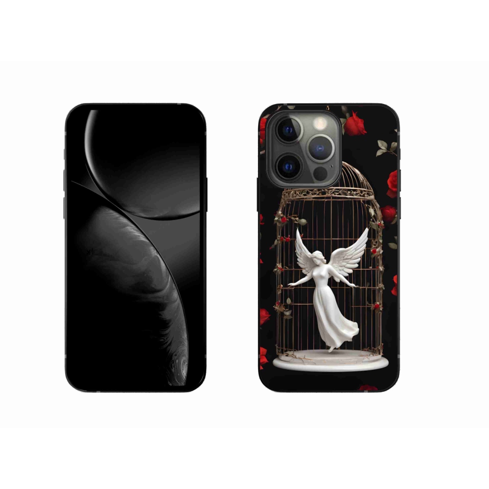Zselés borítás mmCase iPhone 13 Pro készülékhez - csapdába esett angyal