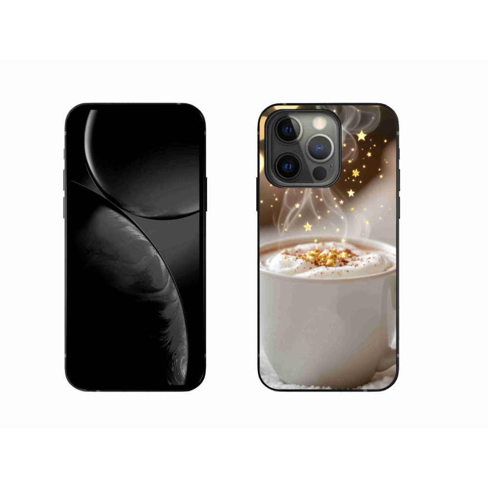 Gél borítás mmCase iPhone 13 Pro készülékhez - Karácsonyi forró ital