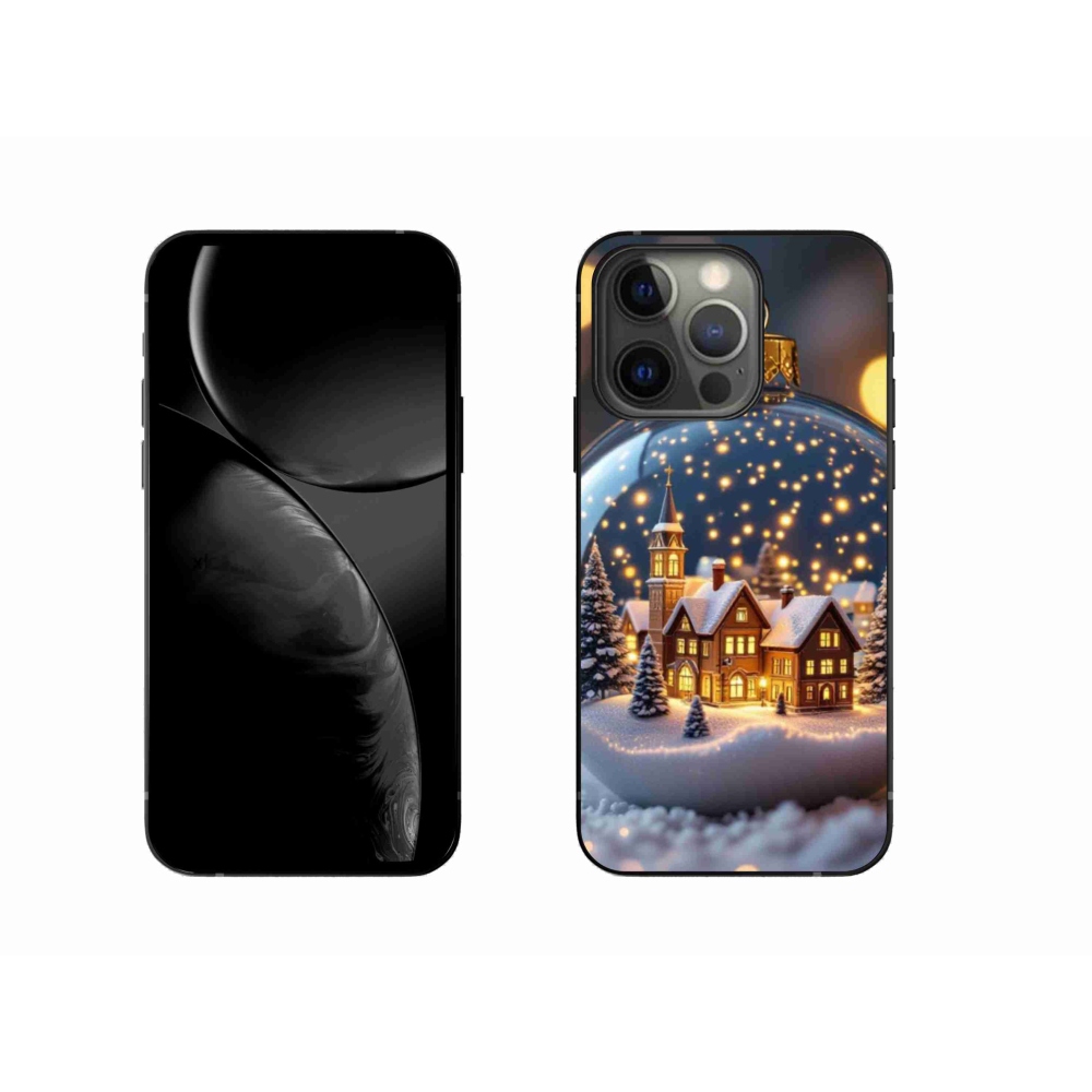 Gél borítás mmCase iPhone 13 Pro készülékhez - Karácsonyi golyók 4