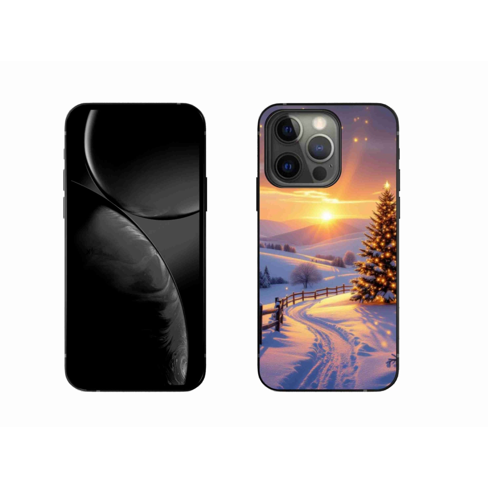 Gél borítás mmCase iPhone 13 Pro készülékhez - téli tájkép