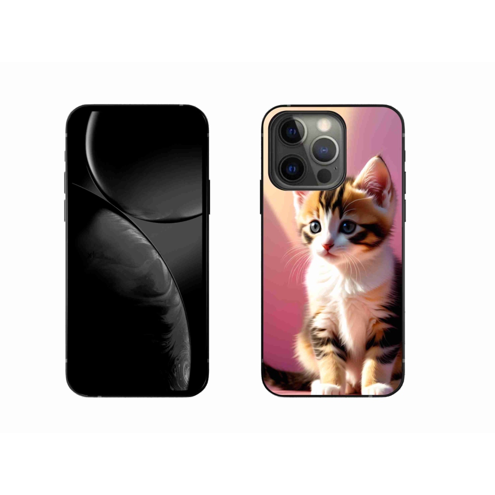Gél borítás mmCase iPhone 13 Pro készülékhez - kíváncsi cica 2