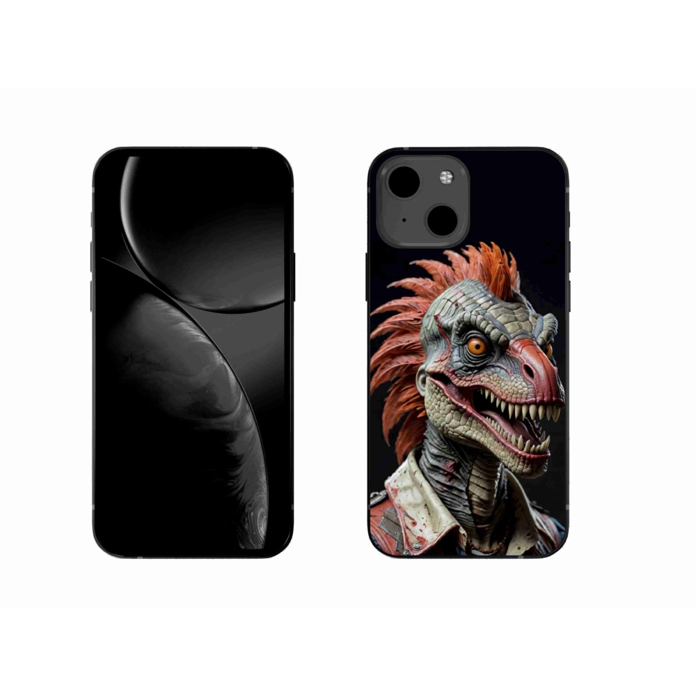mmCase gél tok az iPhone 13-hoz – punk dinoszaurusz