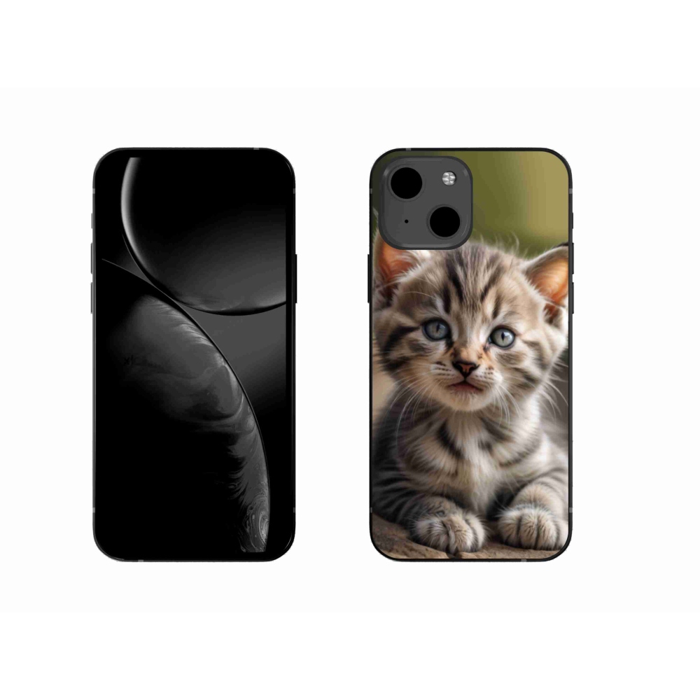 Gél borítás mmCase iPhone 13 készülékhez - aranyos cica 9