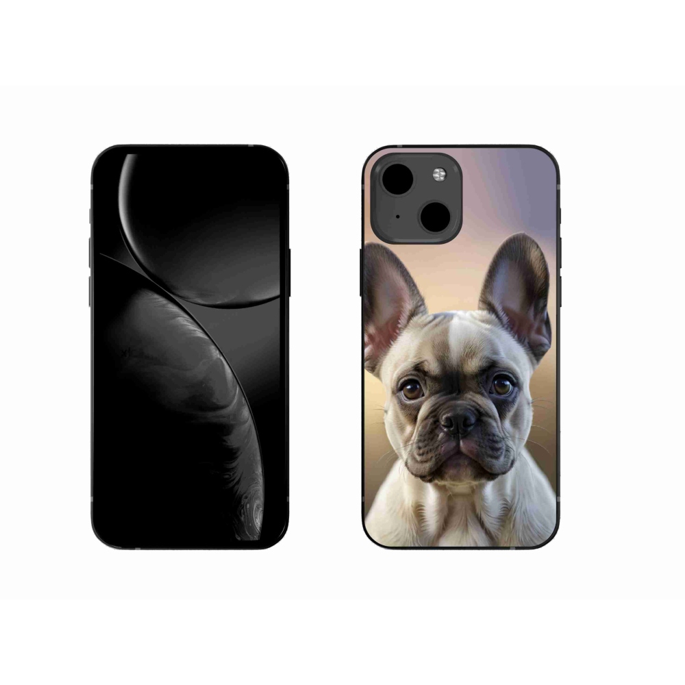 mmCase gél tok az iPhone 13-hoz – aranyos francia buldog