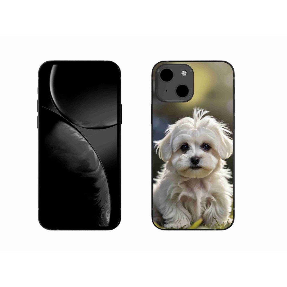 mmCase gél tok az iPhone 13-hoz – aranyos máltai kutyus