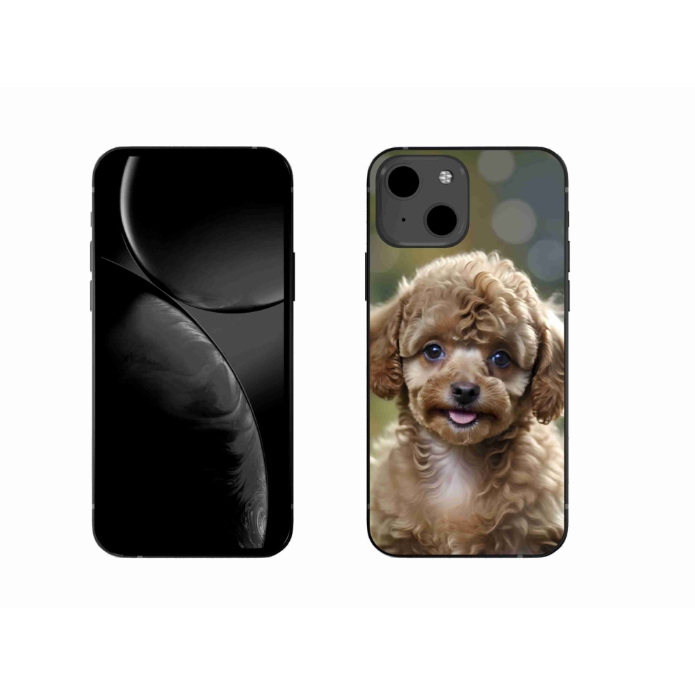 mmCase gél tok az iPhone 13-hoz – aranyos pudli