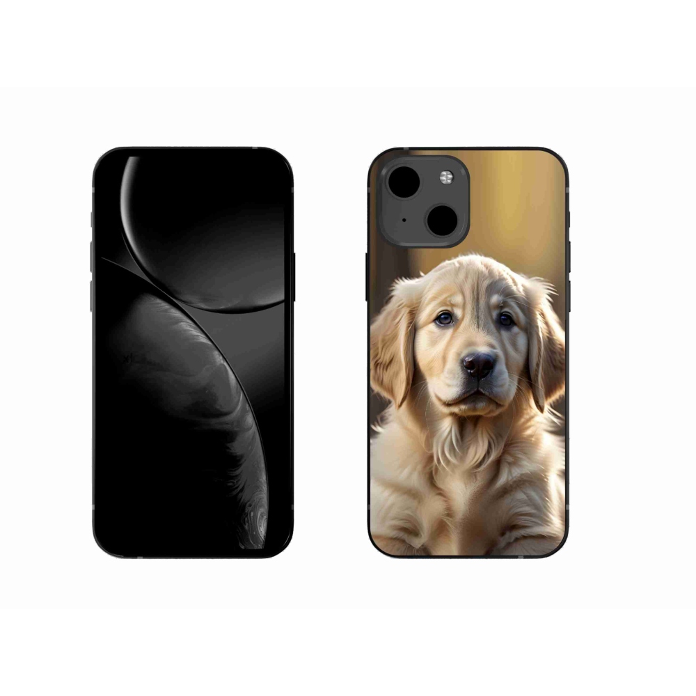 mmCase gél tok az iPhone 13-hoz – aranyos arany retriever
